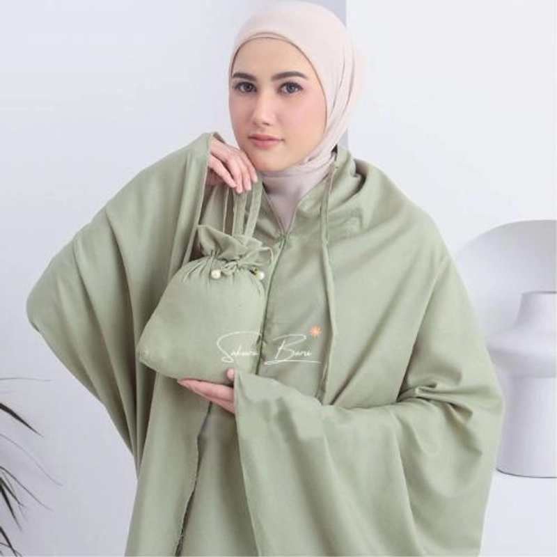 Product image Sakura Baru - Mukena Trevelling Mini Mikro 2in1 all variant greentea